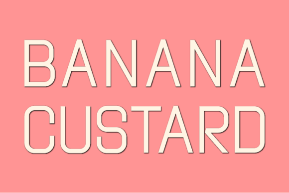 Banana Custard Font Review: A Casual Sans Serif for Branding