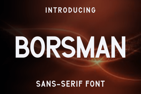 Borsman: A Modern Sans Serif Font for Digital Marketing Designs