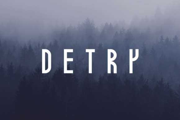 Detry Font: Modern Sans Serif for Digital Marketing