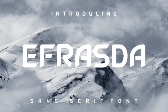 Efrasda: A Cool Sans Serif Font for Handmade Labels, Invitations, and More