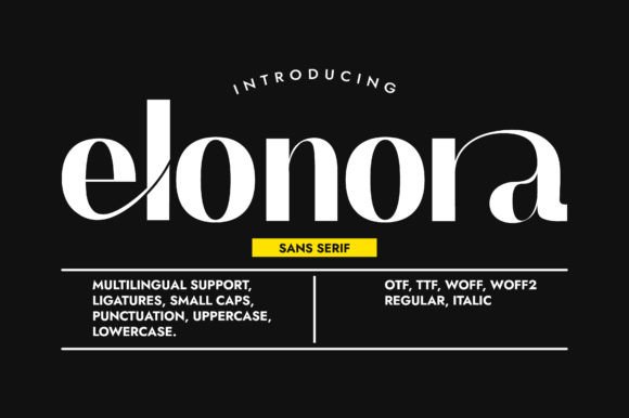 Elonora Font Review: Elegant Sans Serif for Luxury Branding