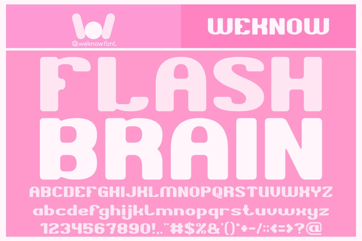 Flash Brain Font Review for Modern Maker Projects