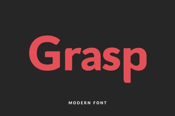 Grasp Font: Modern Sans Serif for Crafters