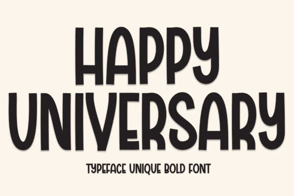 Happy Universary Font: A Modern Sans Serif for Branding