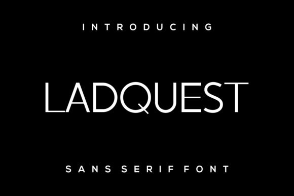 Ladquest: A Modern Sans Serif Font for Handmade Designers and Creative Makers