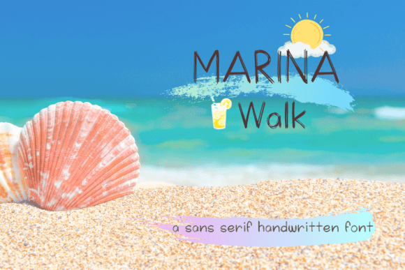 Marina Walk Font for Editorial Design and Digital Layouts