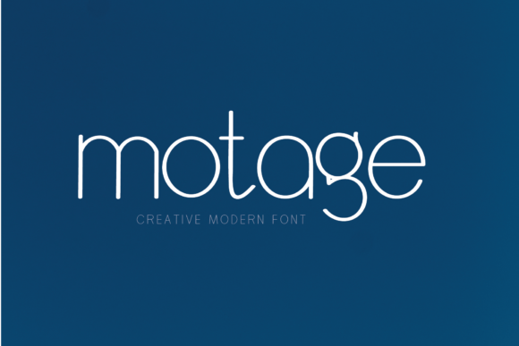 Motage Font: Modern Sans Serif for Makers