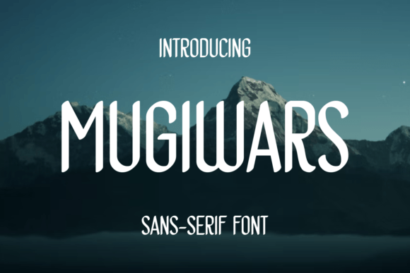 Mugiwars: A Smooth Sans Serif Font for Modern Editorial Design