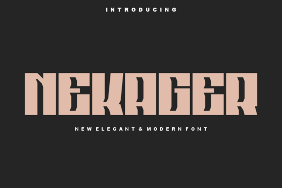 Nekager Font Review for Bold Campaign Branding