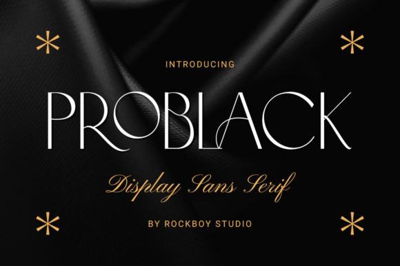 Problack Font Review for Elegant Campaign Design