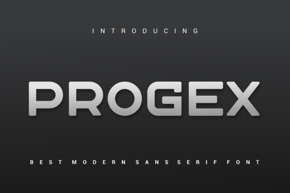 Progex Font: Bold Sans Serif Typography for Editorial Design