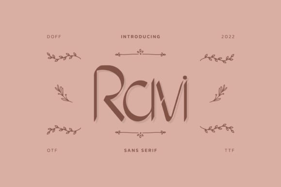Ravi Font: A Modern Sans Serif for Elegant Web Design