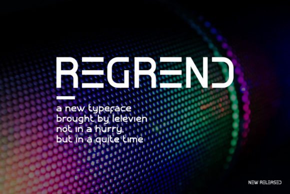 Regrend: A Stylish Sans Serif Font for High-Impact Campaign Visuals
