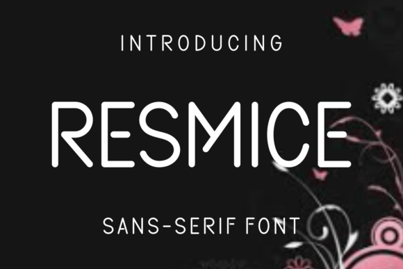 Resmice: A Fun Sans Serif Font for Modern Business Branding