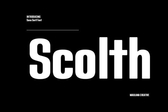 Scolth Font: Bold Sans Serif for Modern Web Design