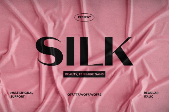 Silk Font: Elevating Handmade Labels and Luxury Packaging