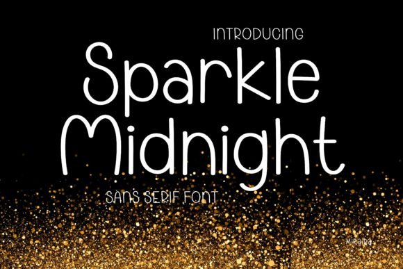 Sparkle Midnight Font for Playful Small Business Branding