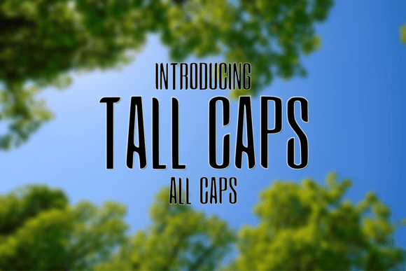 Tall Caps Font: Sleek Sans Serif for Campaign Visuals
